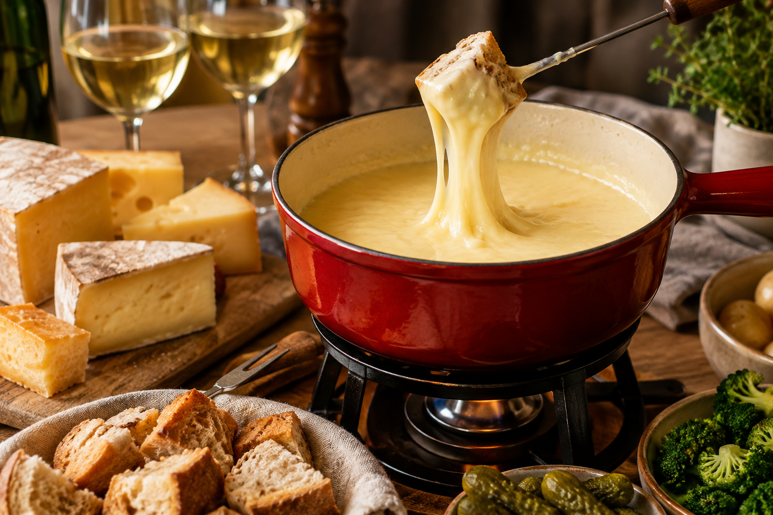 Kaasfondue thuis: welke kazen je mengt en hoeveel je nodig hebt
